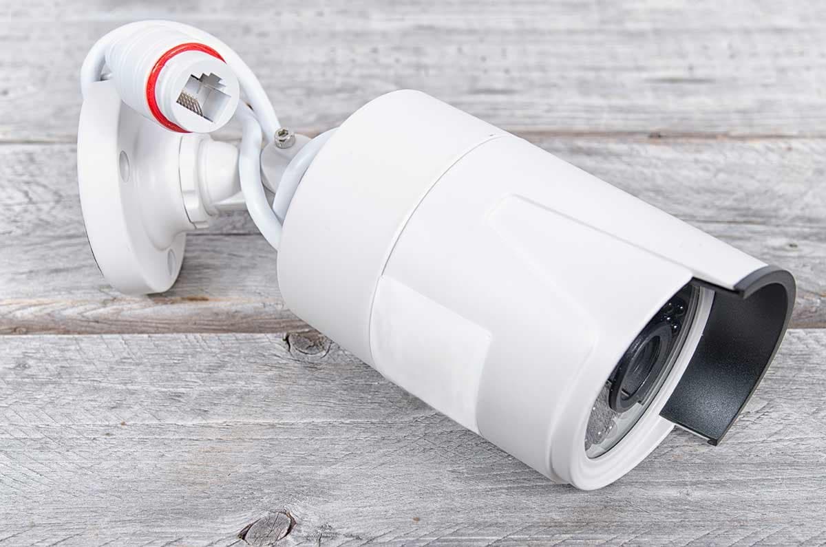 Outdoor bullet-style security camera